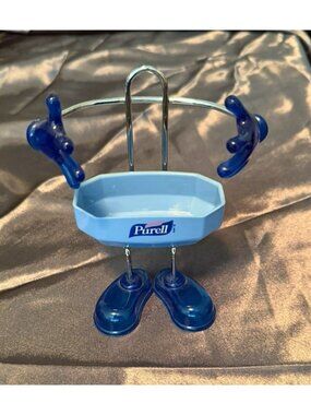 Purell Pal Desktop Stand 8oz Bottle Holder Hand Sanitizer Person w/ Hands & Feet